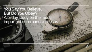 You Say You Believe, but Do You Obey?