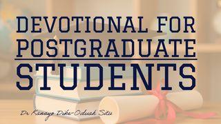 Devotional for Postgraduate Students