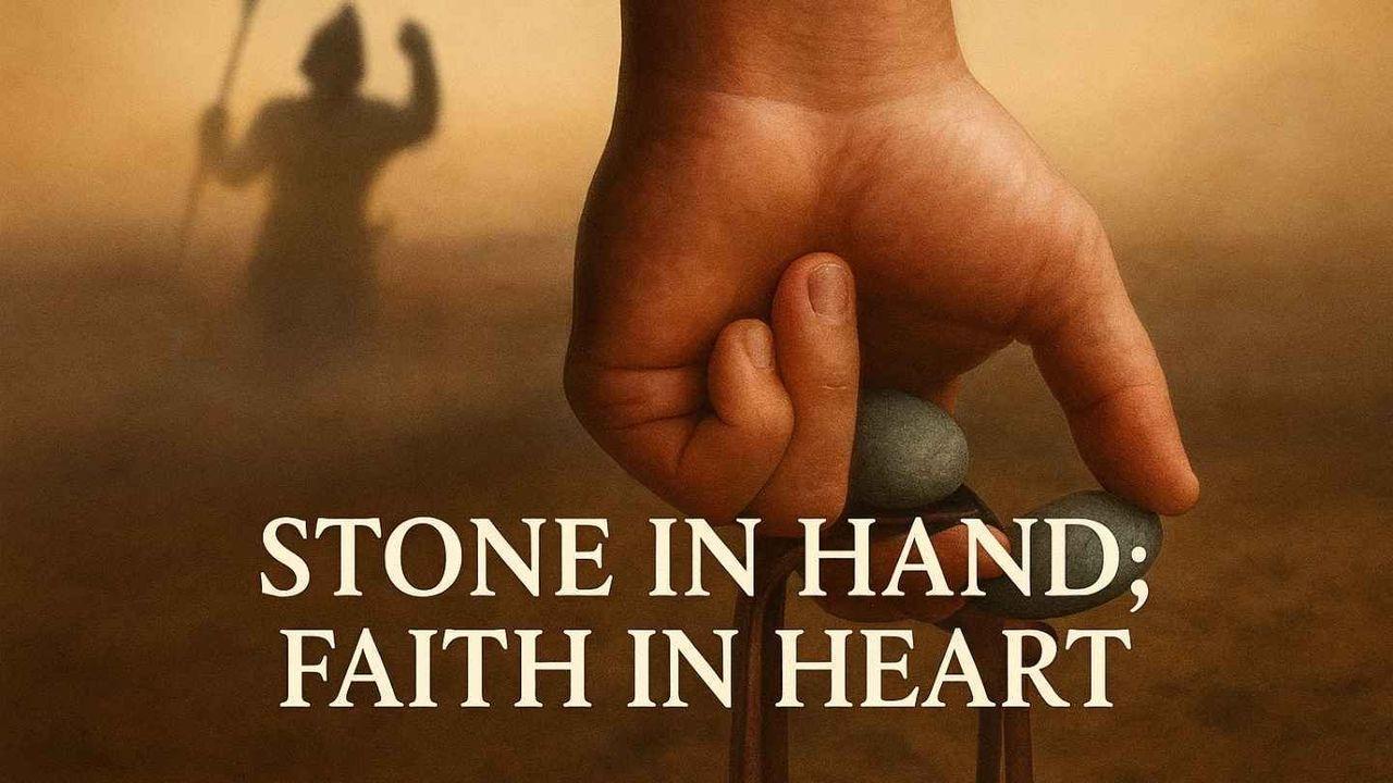 Stone in Hand; Faith in Heart