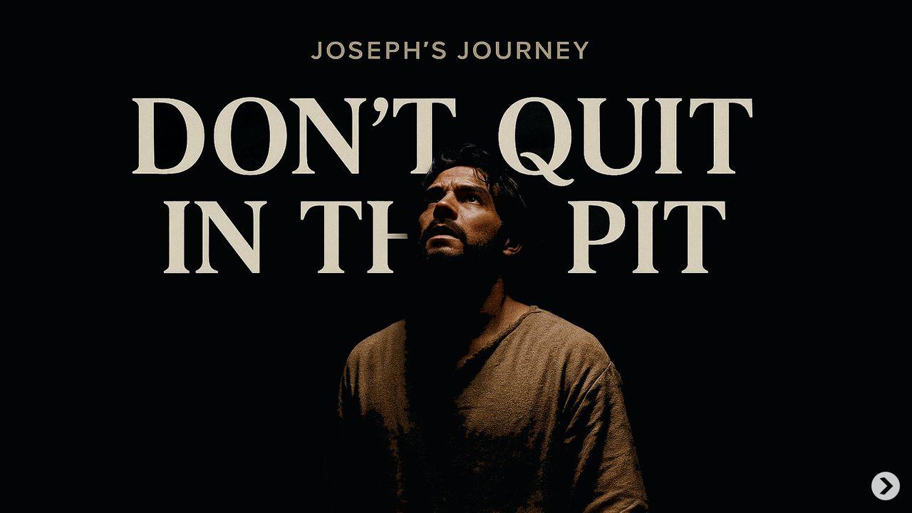 Don’t Quit in the Pit