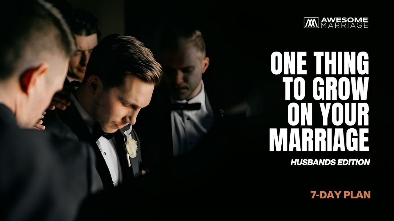 One Thing to Grow Your Marriage: Husband Edition