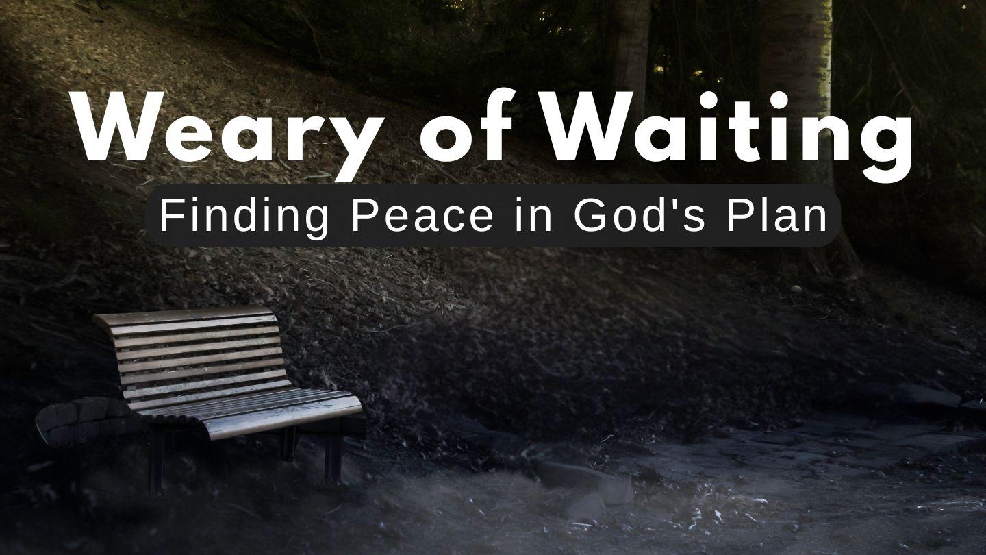 Weary of Waiting: Finding Peace in God's Plan