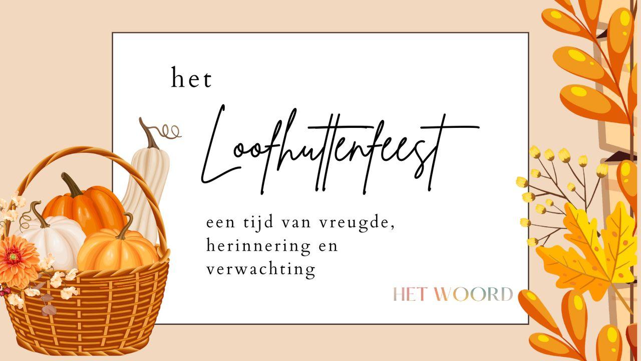 Het Loofhuttenfeest