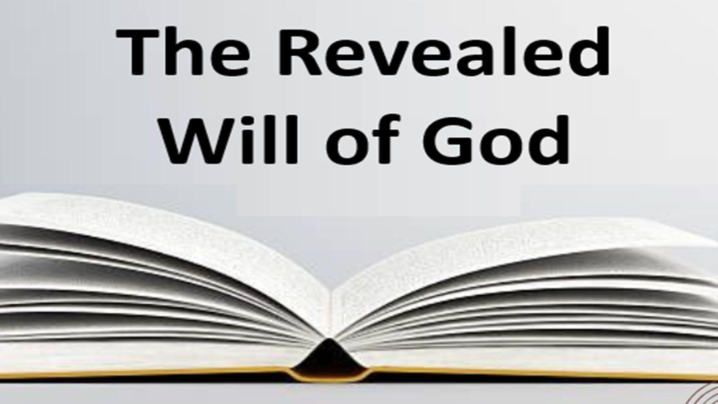 The Revealed Will of God Leviticus 1:9 King James Version