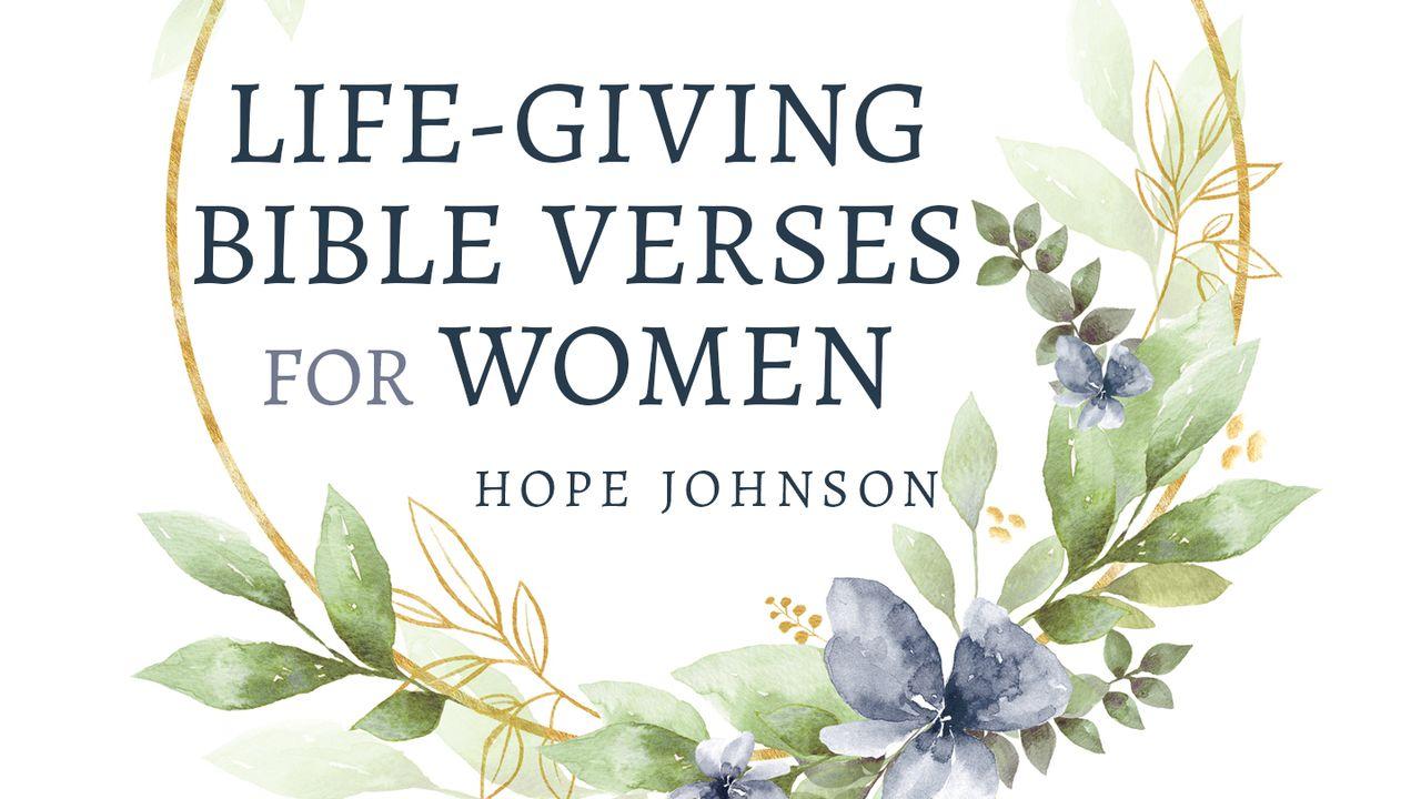 Life-Giving Bible Verses for Women