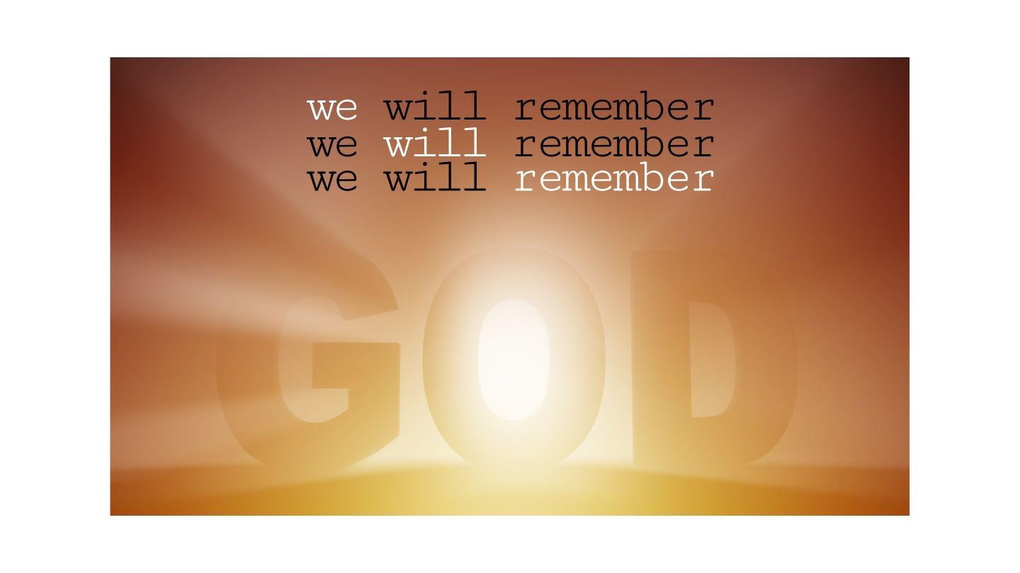 Remembering God's Work 2 Timothy 3:12-17 English Standard Version Revision 2016