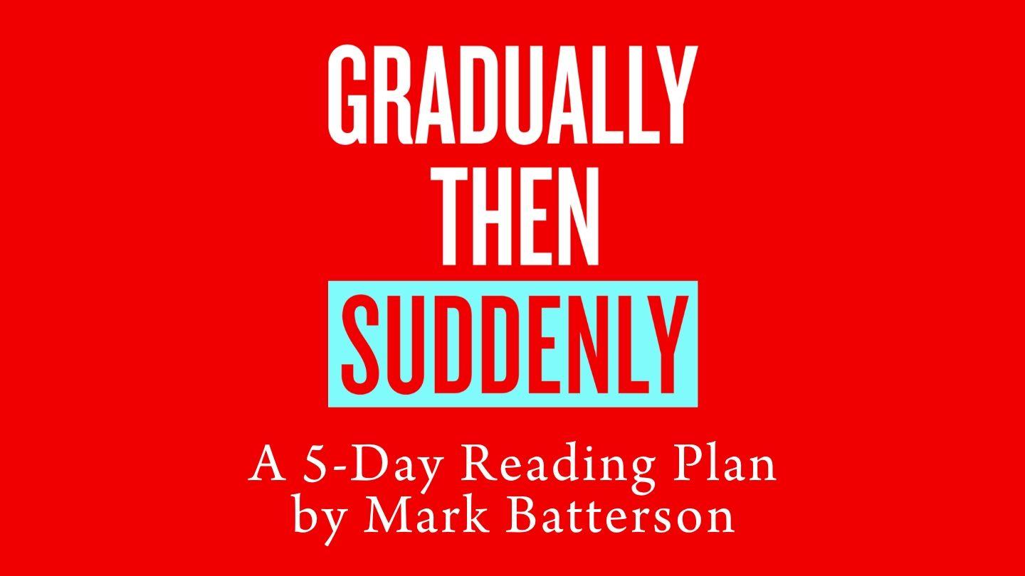 Gradually Then Suddenly Haru Penego 23:25-26 Baibolo Mbuga Huli