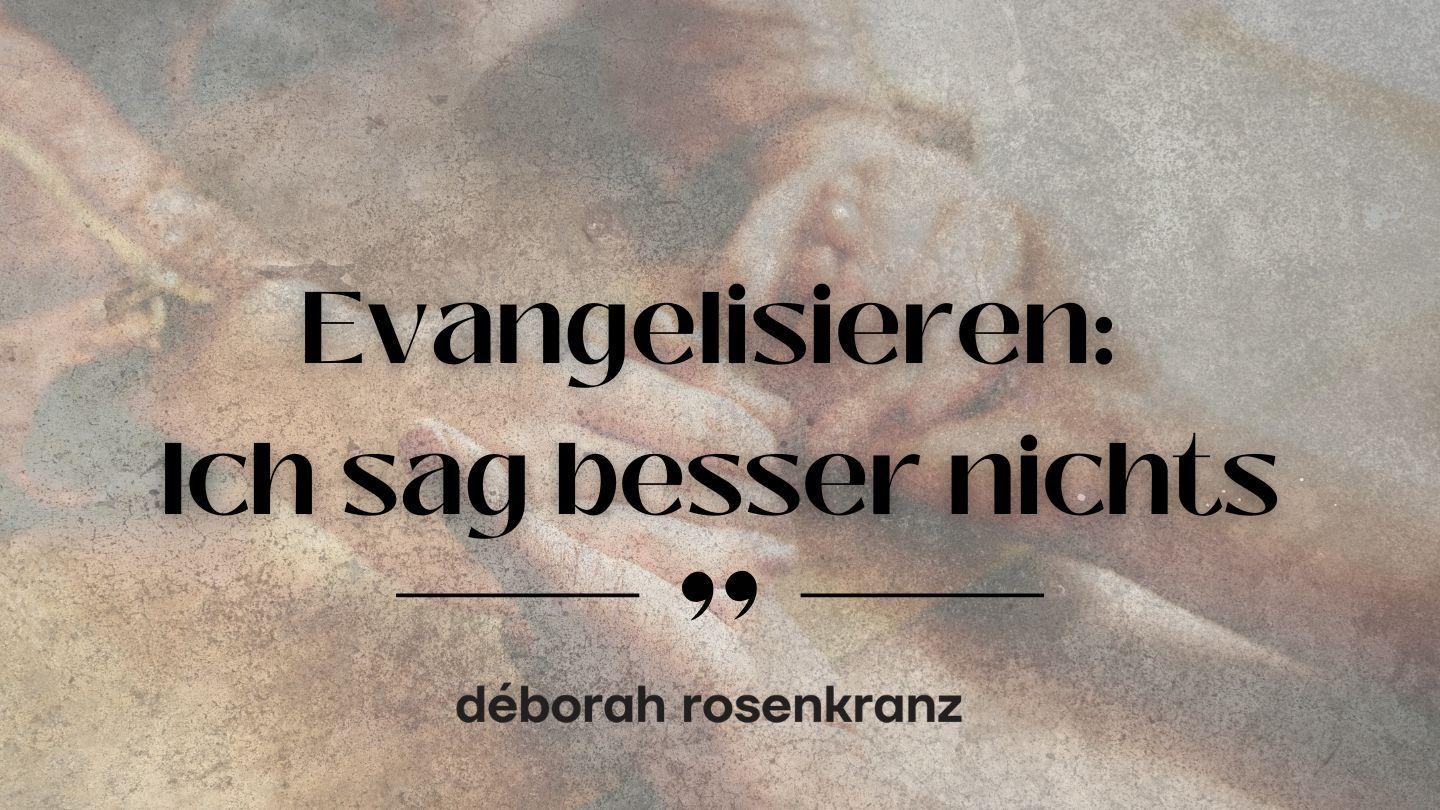 Evangelisieren: Ich sag besser nichts रोमियों 10:14 चोखो समचार (ढुंढाड़ी नया नियम)