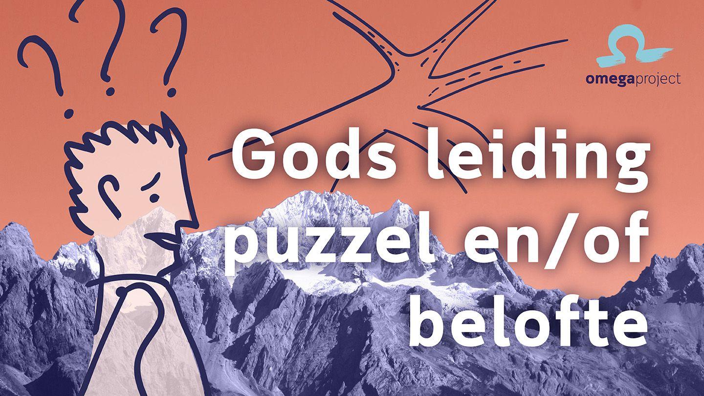 Gods leiding puzzel of belofte