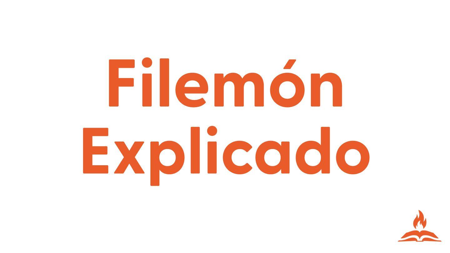 Filemón Explicado | El Esclavo es tu Hermano Isaías 58:6-10 Reina Valera Contemporánea