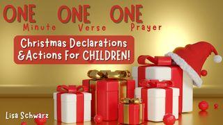 One Minute, One Verse, One Prayer: Christmas Declarations for Children