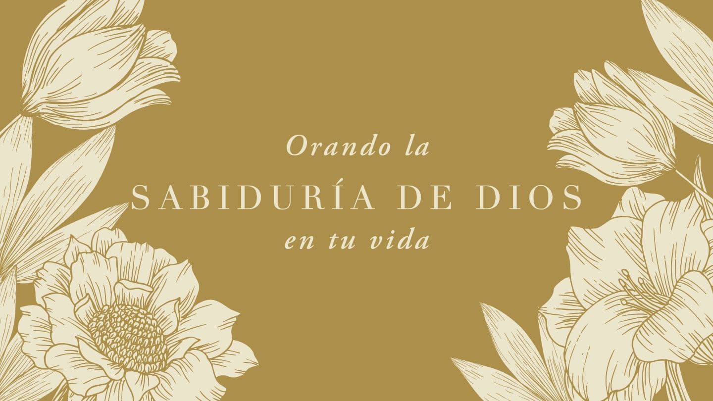 Orando La Sabiduria De Dios en tu Vida