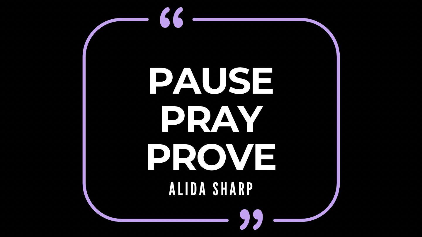 Pause, Pray, Prove Ohabolana 1:5 Baiboly Katolika