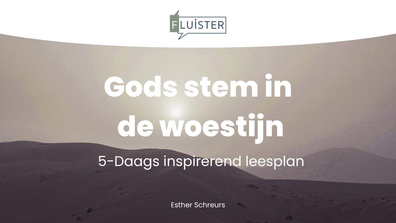 Gods stem in de woestijn