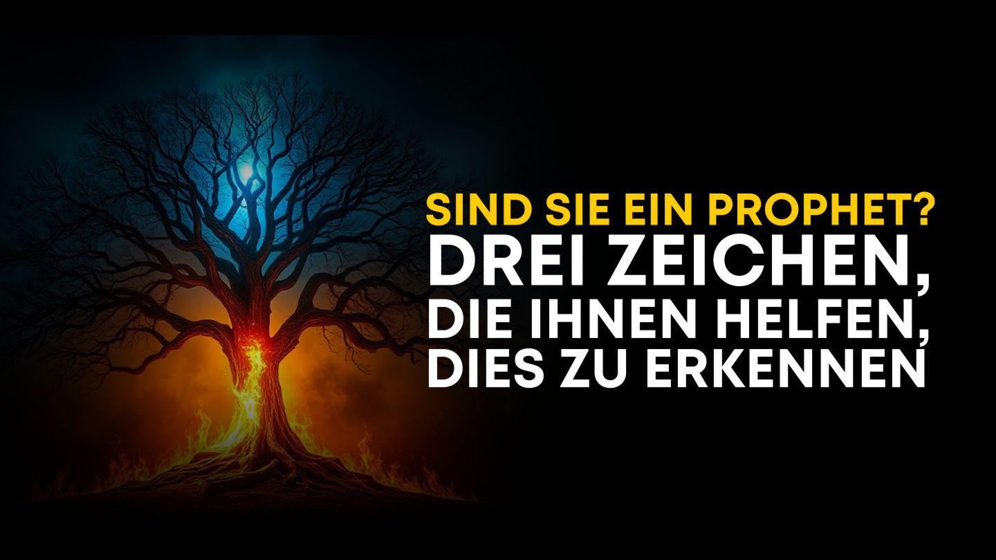 Sind Sie ein Prophet? Drei Zeichen, die Ihnen helfen, dies zu erkennen 1 Korin 14:1 Nyindrou