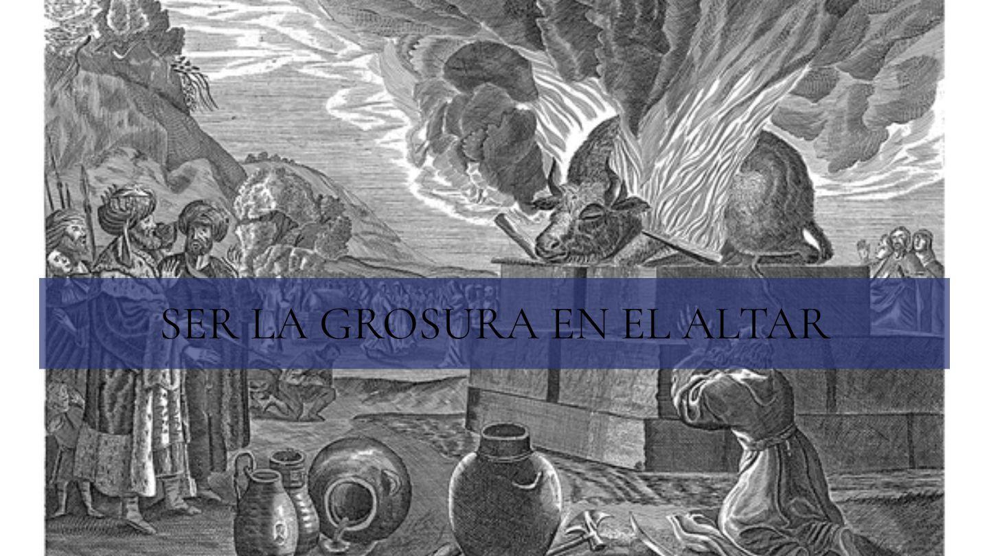 Ser La Grosura en El Altar Левит 20:26 Новый русский перевод