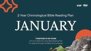 Two-Year Chronological Bible Reading Plan (Second Year-January)