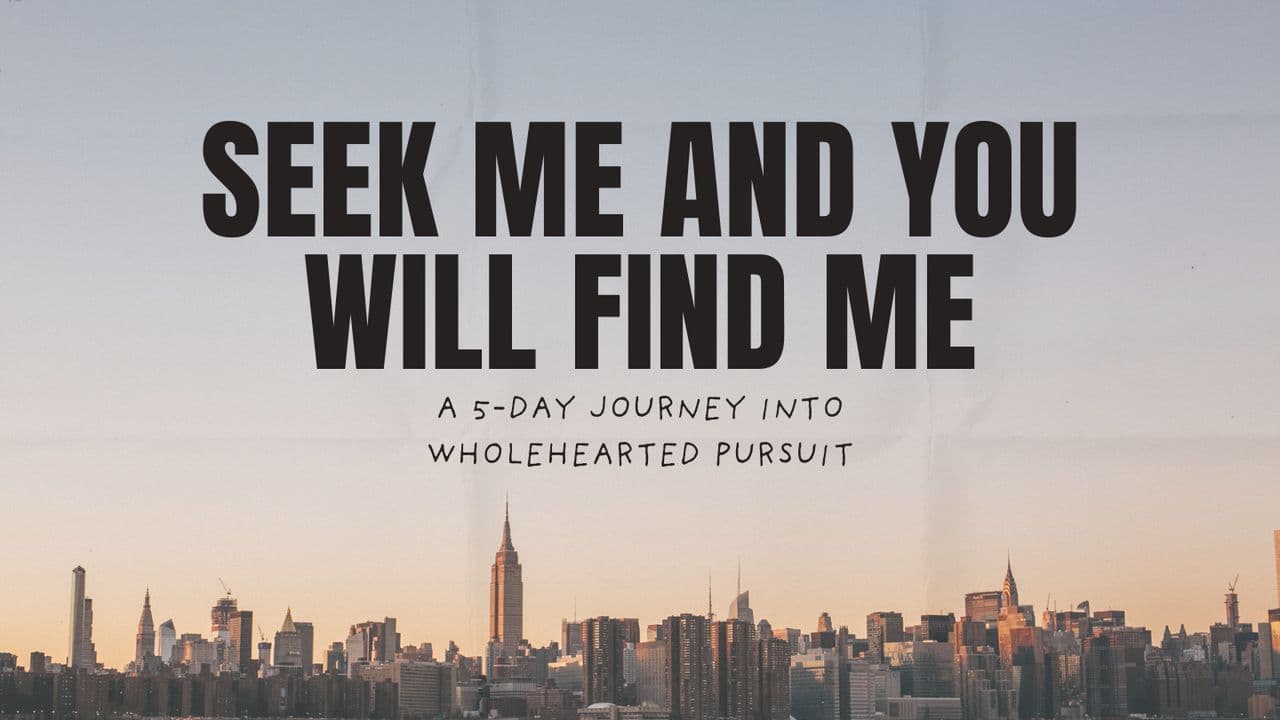 Seek Me and You Will Find Me: A 5-Day Journey Into Wholehearted Pursuit