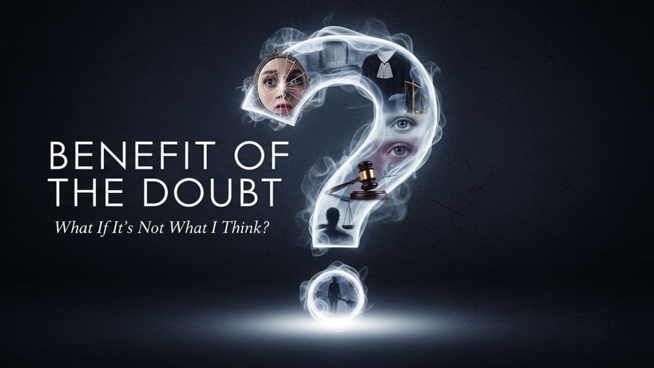 BENEFIT of the DOUBT: WHAT if IT'S NOT WHAT I THINK?