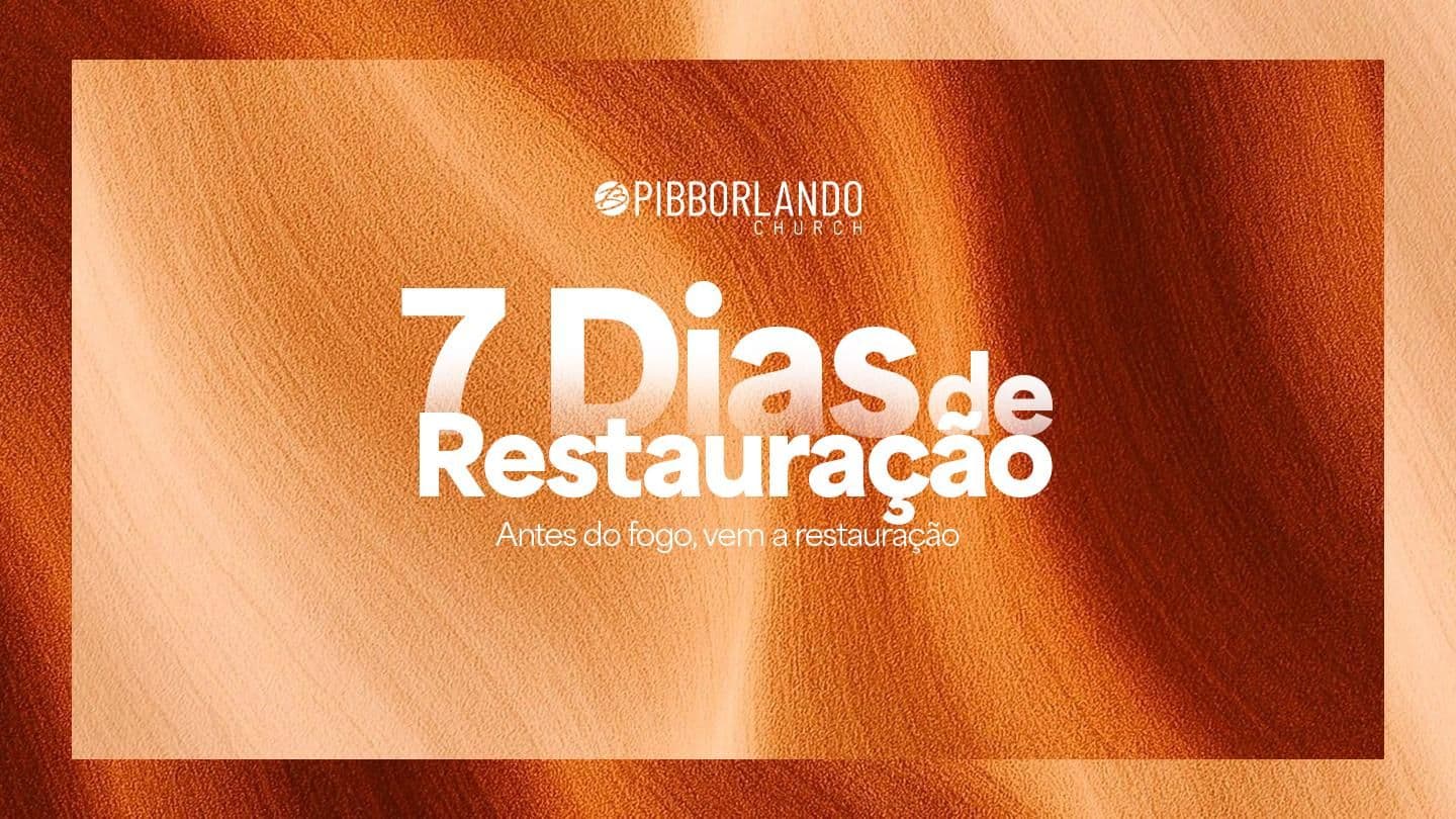 7 Dias De Restauração 1 Kings 18:36 Christian Standard Bible