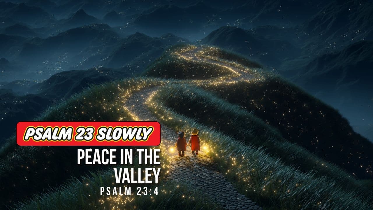 Psalm 23 Slowly: Peace in the Valley