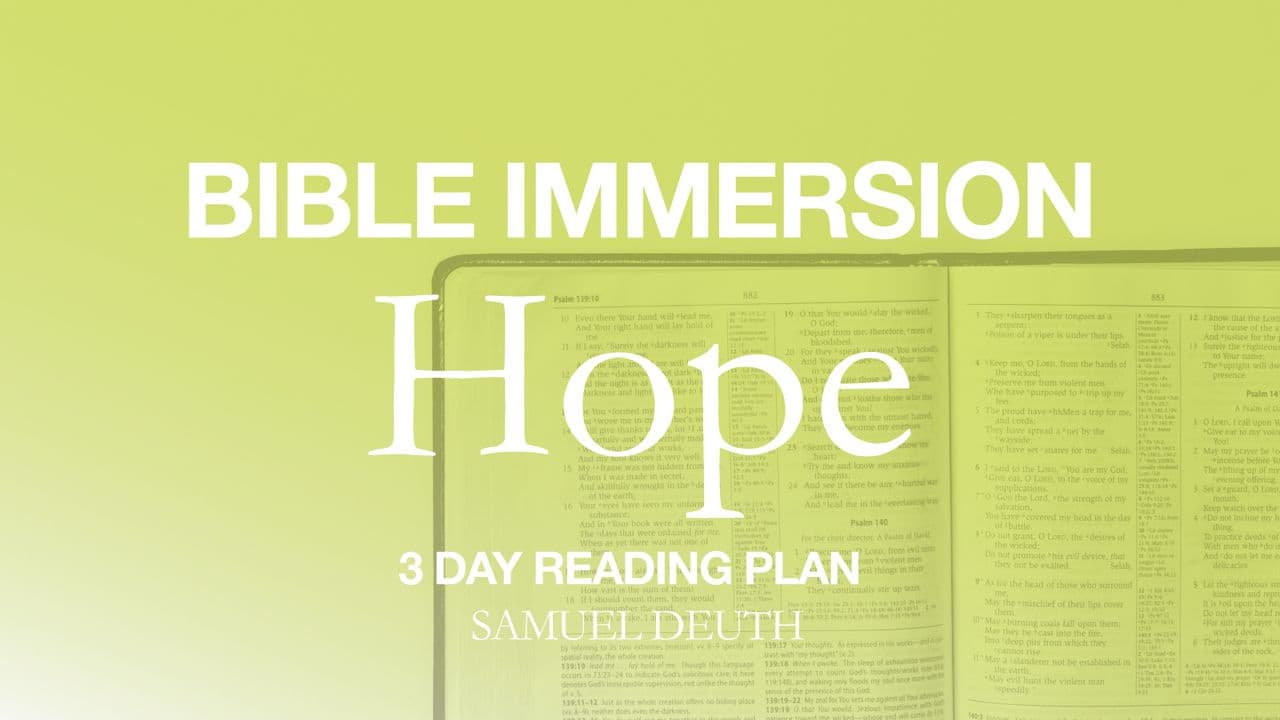 Hope: Bible Immersion