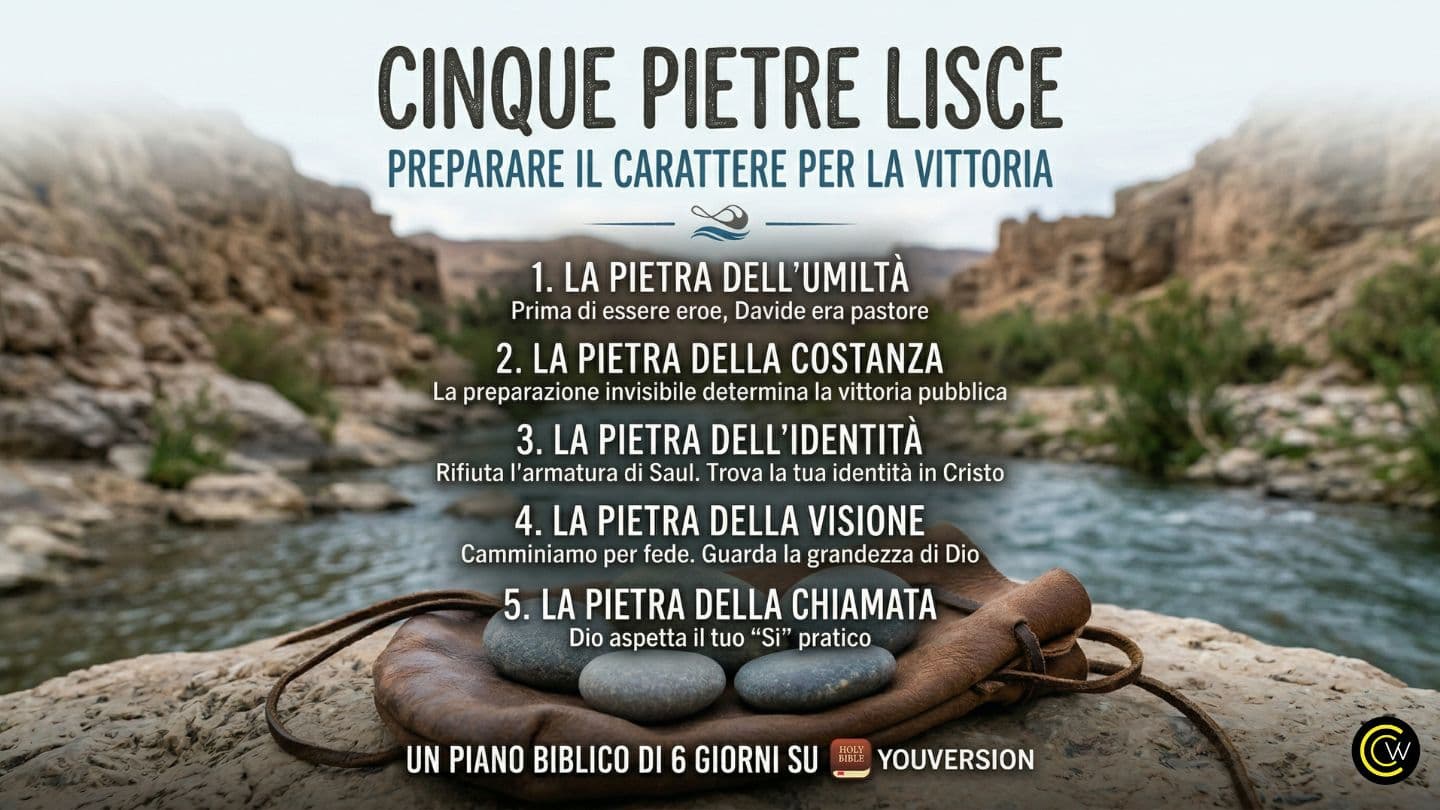 Cinque Pietre Lisce: Preparare Il Carattere per La Vittoria Yesha 'yahu (Isa) 6:8 Complete Jewish Bible
