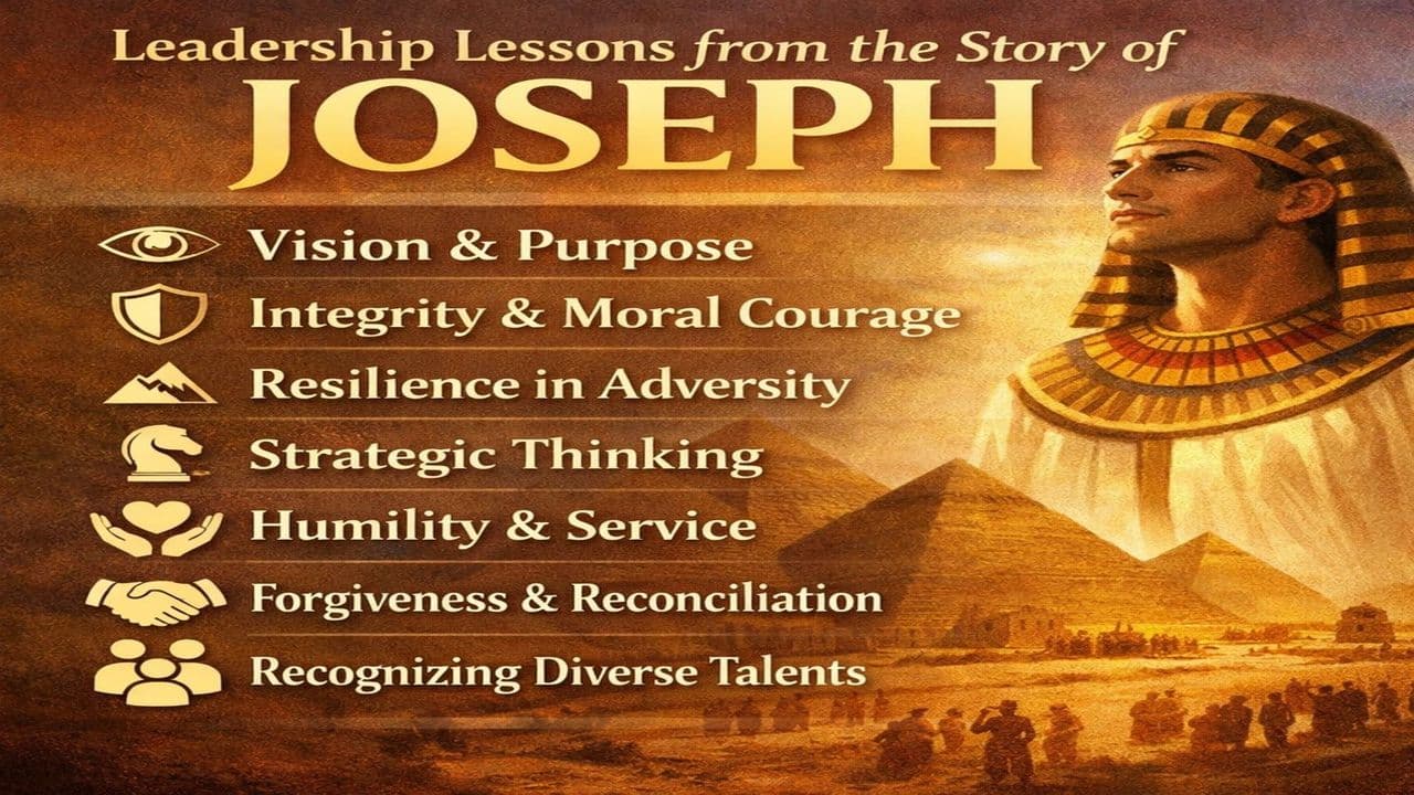 LEADERSHIP LESSONS FROM the STORY of JOSEPH and HIS BROTHERS