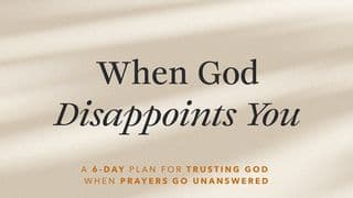 When God Disappoints You