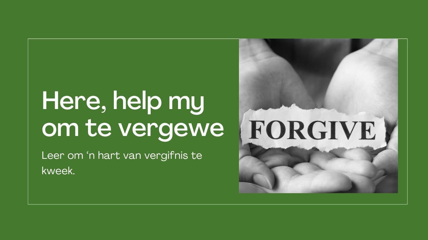 Here, Help My Om Te Vergewe Matie 18:35 Kouya