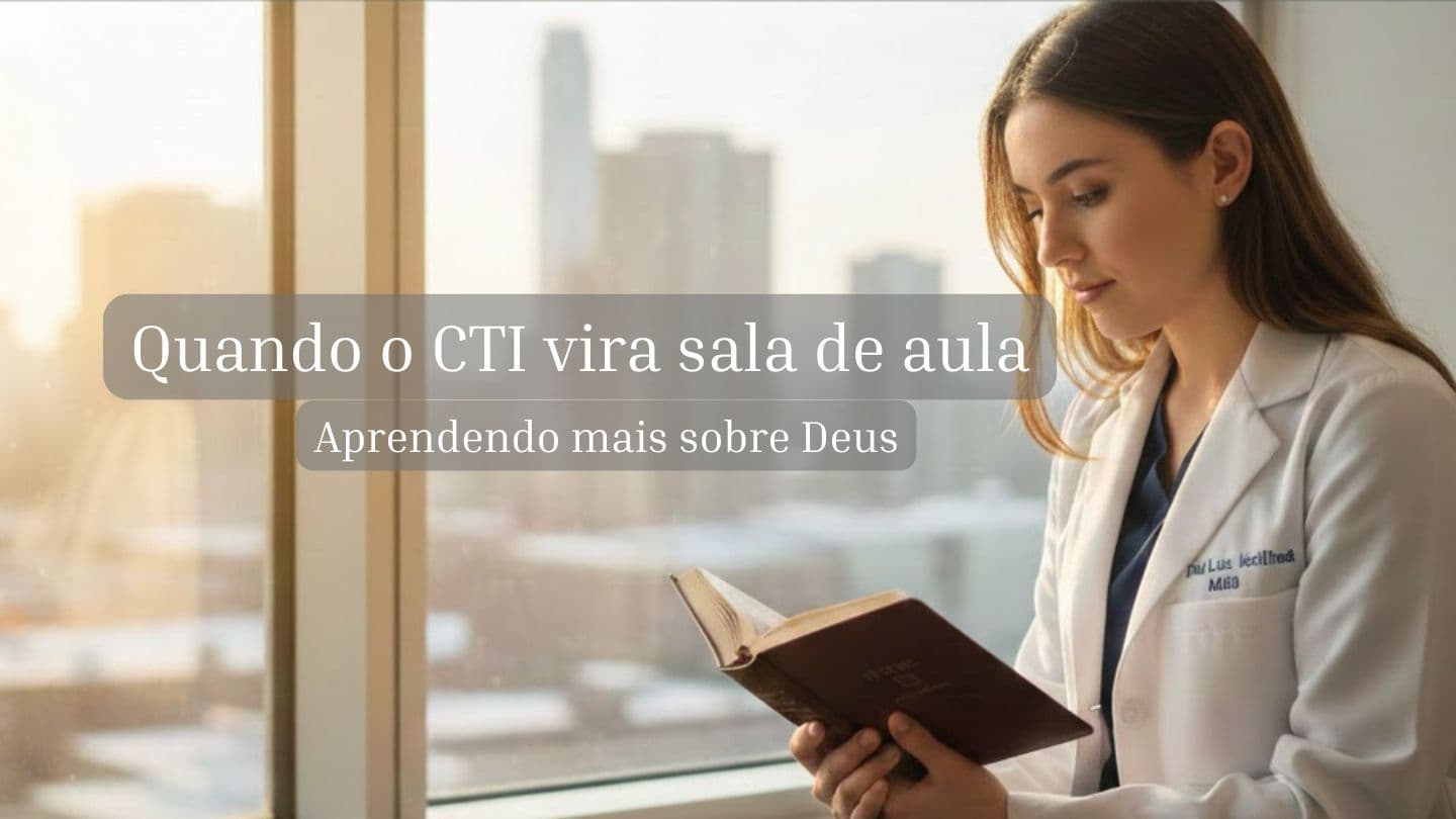 Quando O CTI Vira Sala De Aula João 4:14 Almeida Revista e Corrigida (Portugal Brazil)