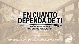 En cuanto dependa de ti: resolución de conflictos