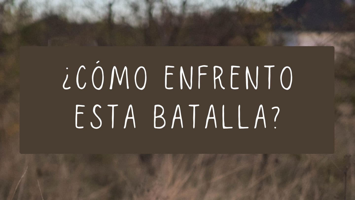 ¿Cómo Enfrento Esta Batalla?
