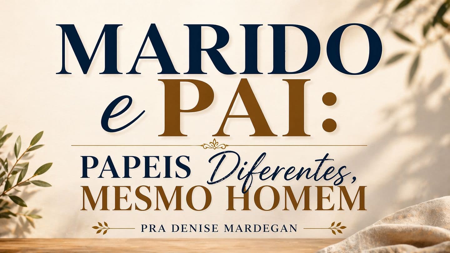 Marido E Pai: Papeis Diferentes, Mesmo Homem 1 Corinthians 14:33 Holman Christian Standard Bible