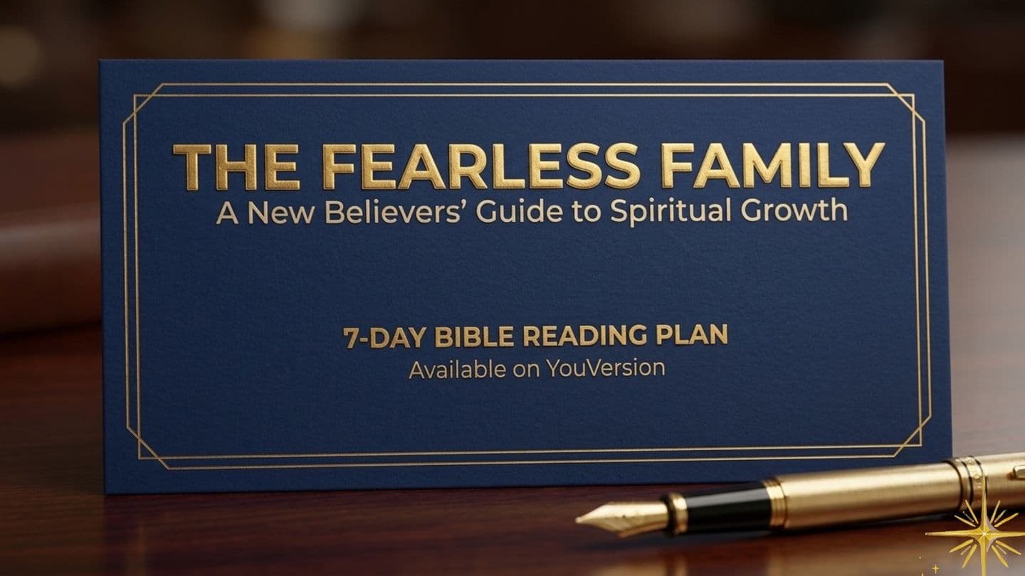 The Fearless Family: A New Believers’ Guide to Spiritual Growth