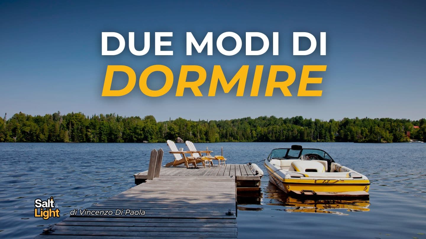 Due Modi Di Dormire San Marcos 4:39-40 Biblia del Jubileo