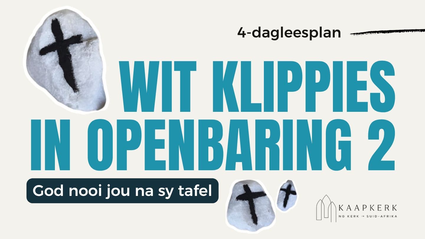 Die Wit Klippies In Openbaring 2: God Nooi Jou Na Sy Tafel Openbaring 2:17 Het Boek