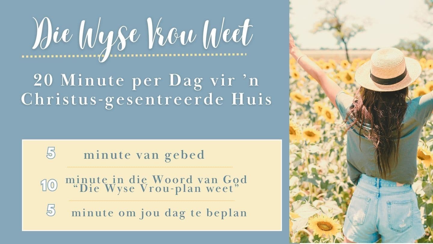Die Wyse Vrou Weet: 20 Minute per Dag vir ’n Christus‑gesentreerde Huis Matiu 18:19 Ata New Testament