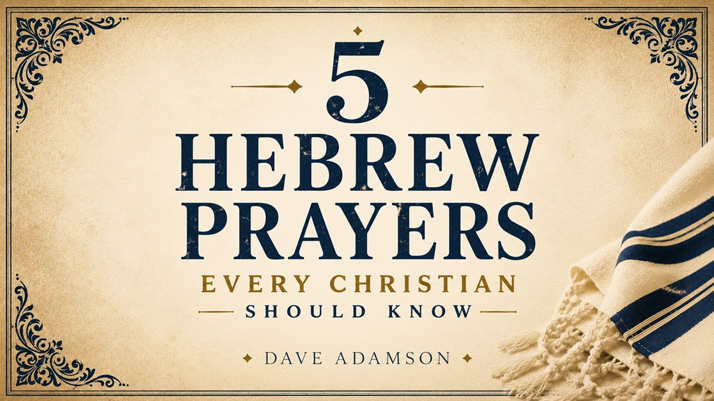 5 Hebrew Prayers Every Christian Should Know Lamentations 5:21 Common English Bible