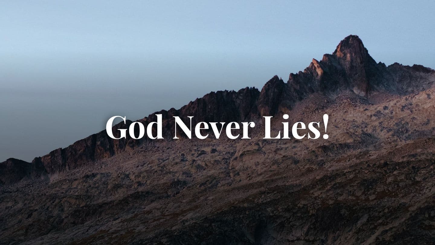 God Never Lies! with Eric Célérier