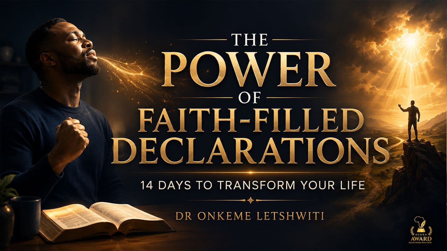 The Power of Faith-Filled Declarations: 14 Days to Transform Your Life by Dr. Onkeme Letshwiti Ecclesiastes 8:4-6 Amplified Bible, Classic Edition