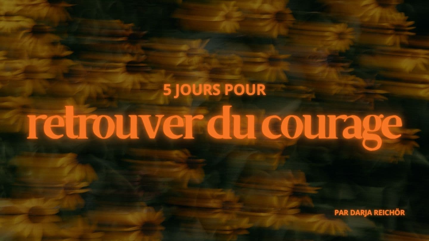 5 jours pour retrouver du courage Matthew 26:39 Intha NT