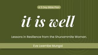 IT IS WELL
