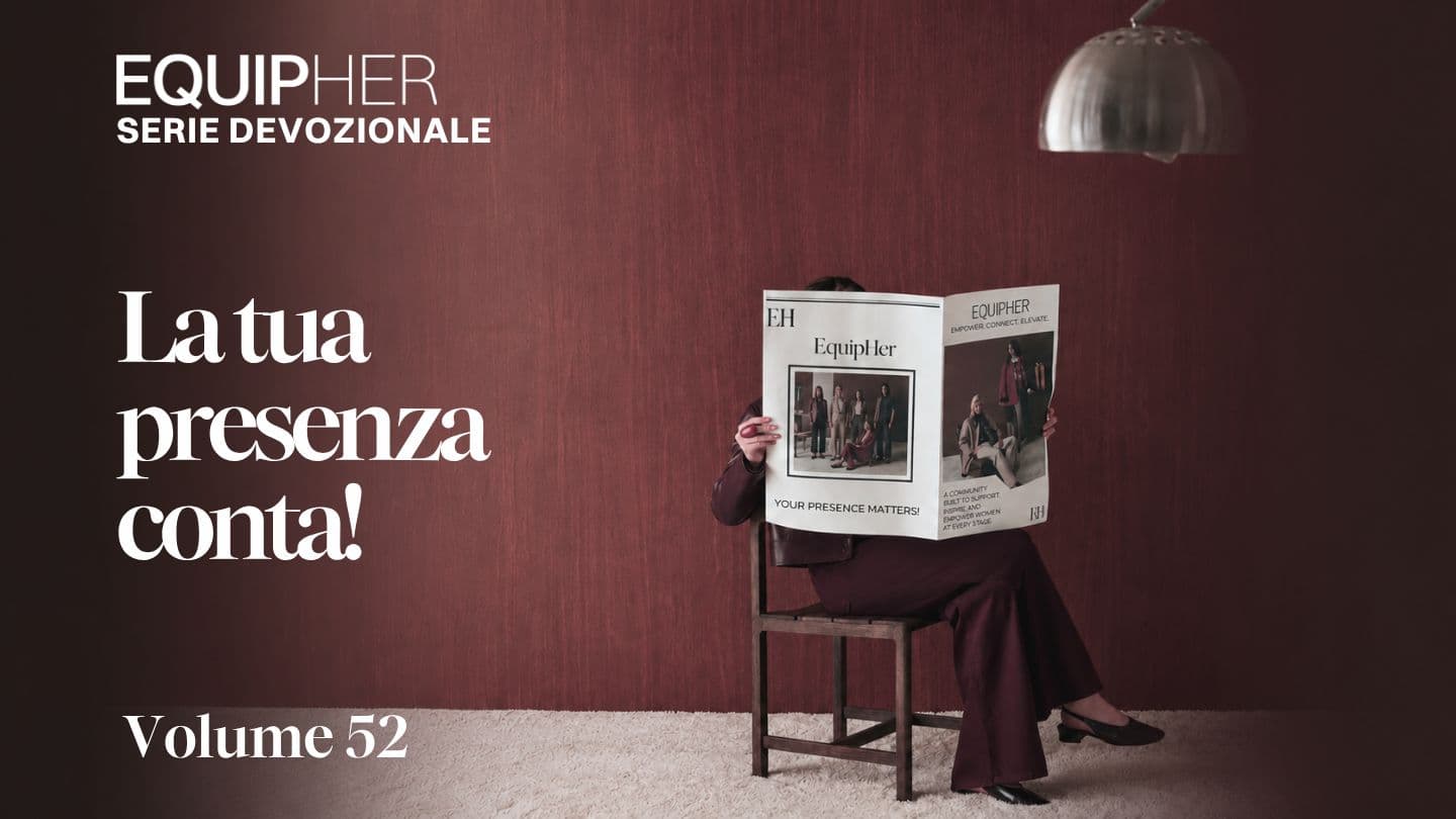 EquipHer Vol. 52: La tua presenza conta! Matteus 5:13 Contemporary Afrikaans Bible 2023