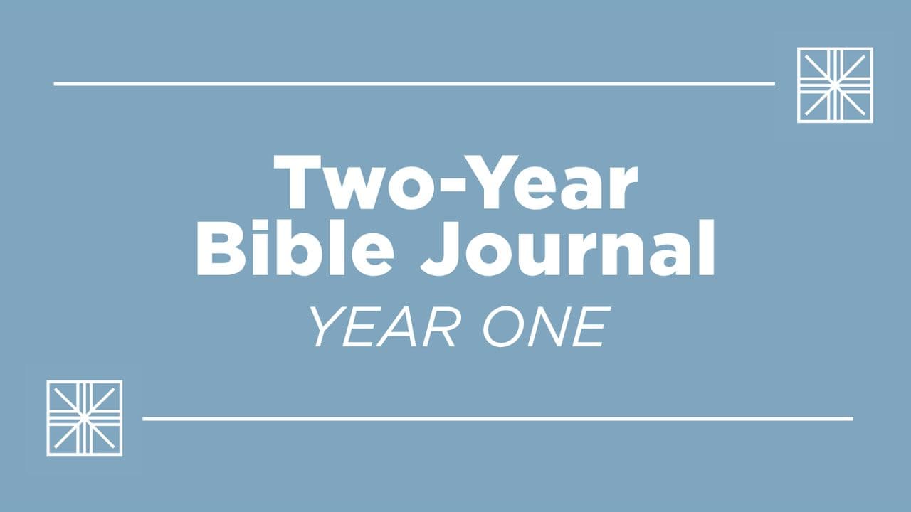 Two-Year Bible Journal: Year One