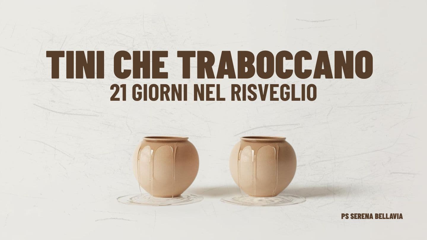 TINI CHE TRABOCCANO – 21 GIORNI NEL RISVEGLIO Joyeli 1:12 Bhiblia Yo Sawuleka