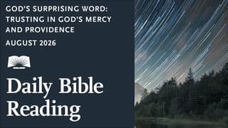 God’s Surprising Word: Trusting in God’s Mercy and Providence