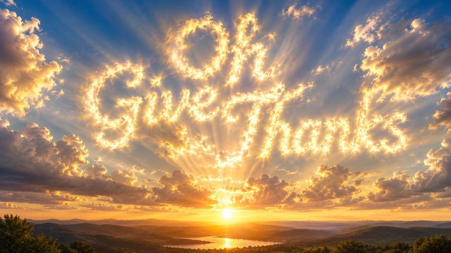Oh Give Thanks! SABURI 7:17 BIBILLYA Mareiyo Meele a Iruva