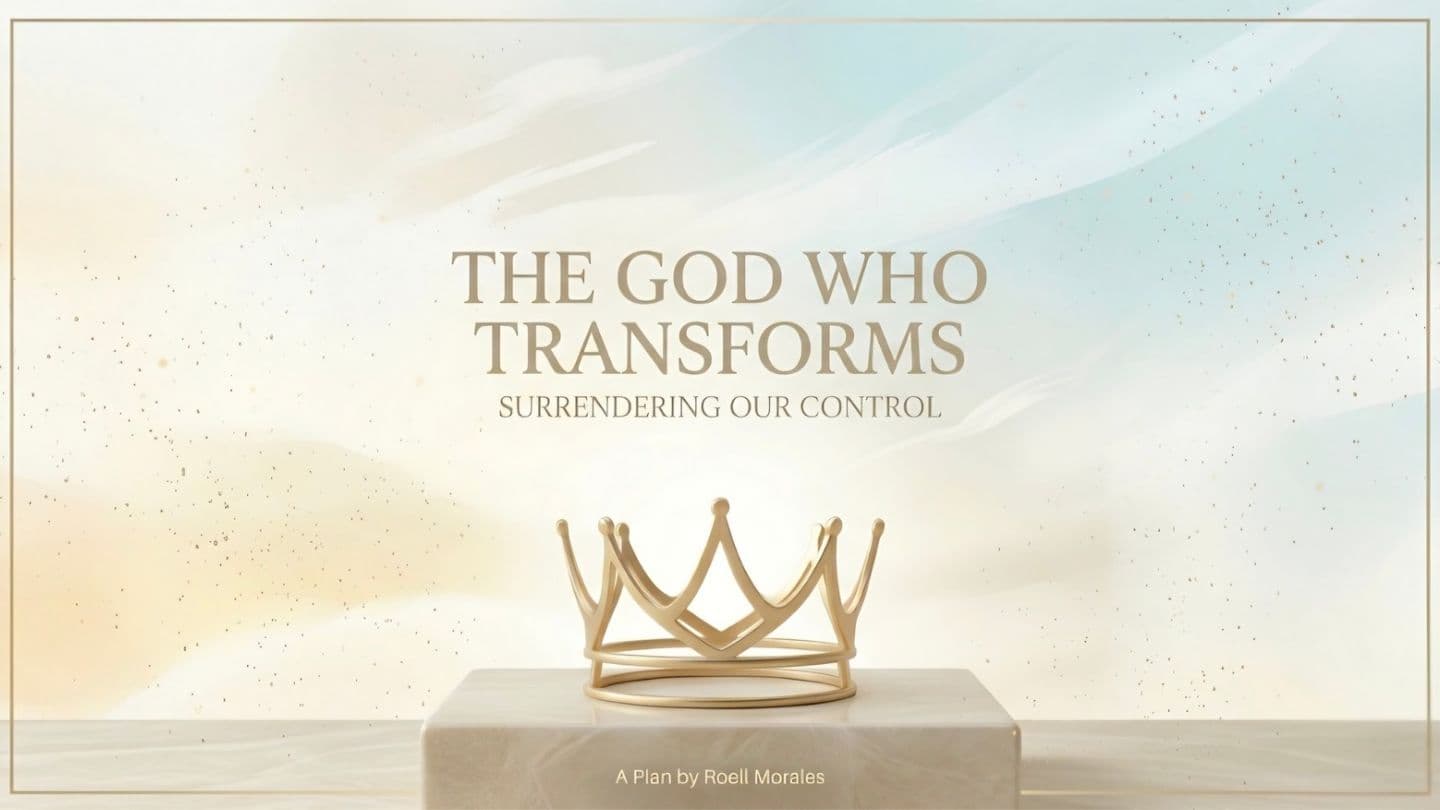 The God Who Transforms: Surrendering Our Control Psalms 50:21 New American Standard Bible - NASB 1995