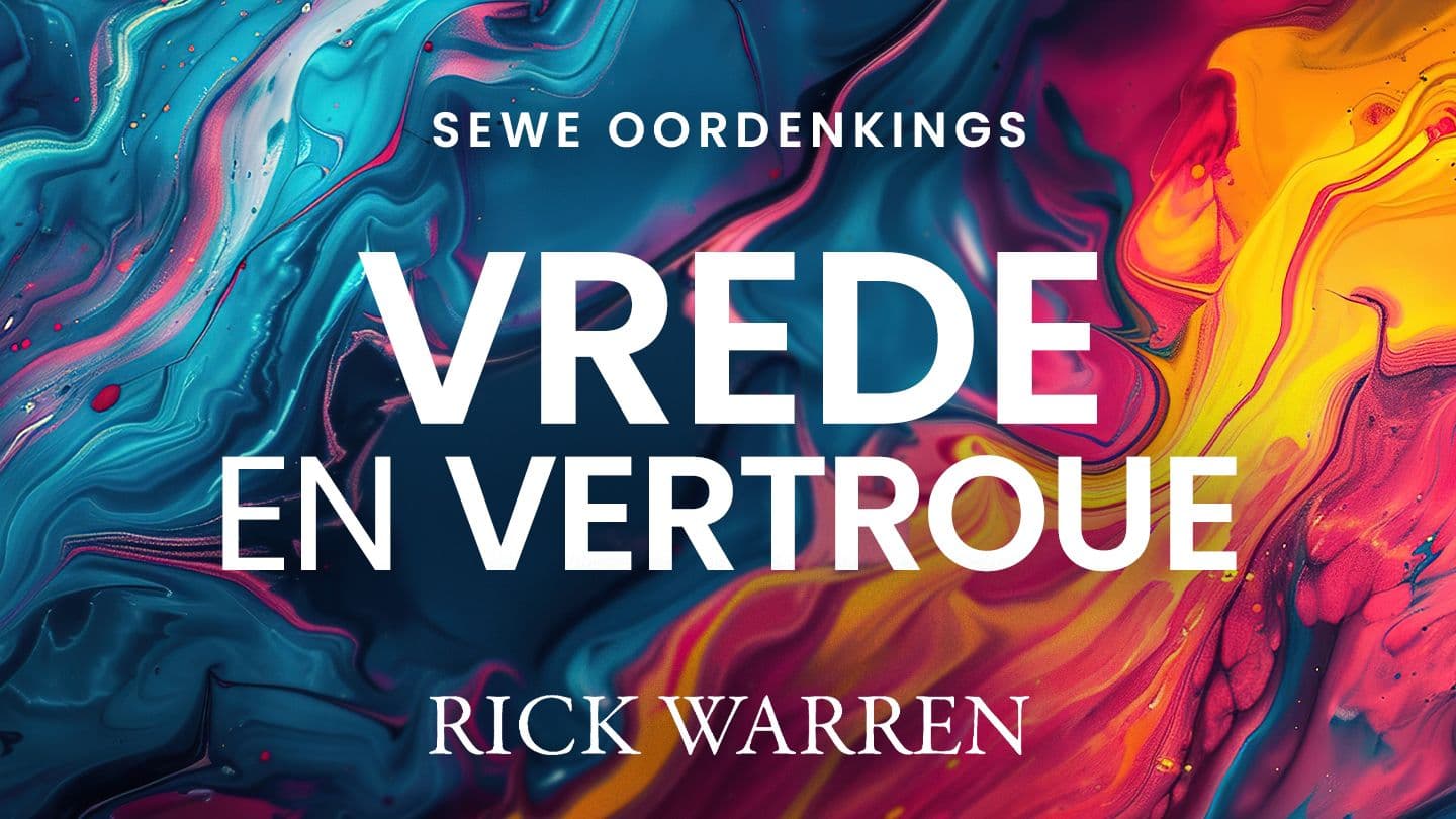 Vrede en vertroue Job 7:17-18 Maayong Balita Biblia
